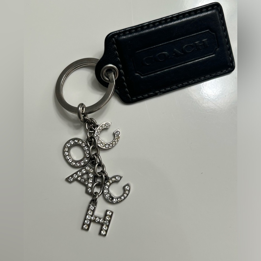 Coach Rhinestone Keychain